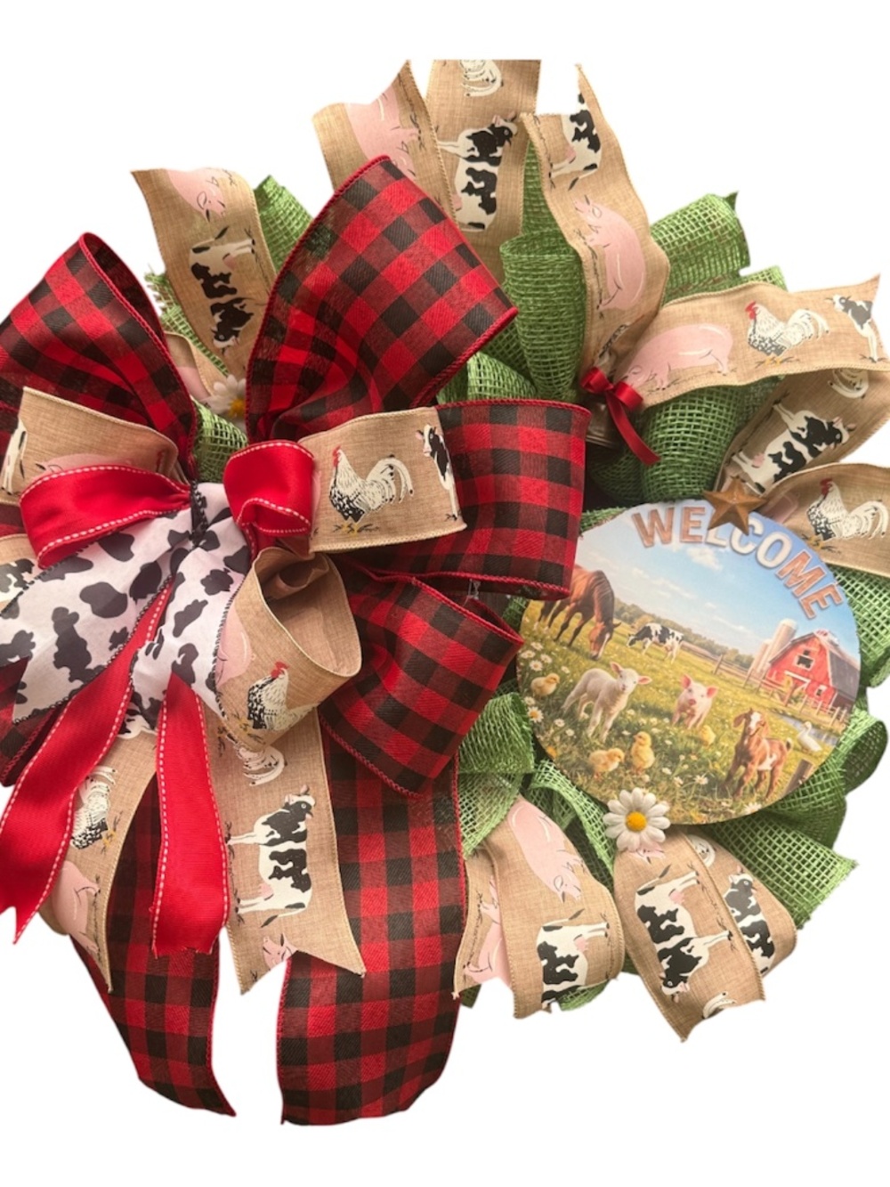 Farm country wreath